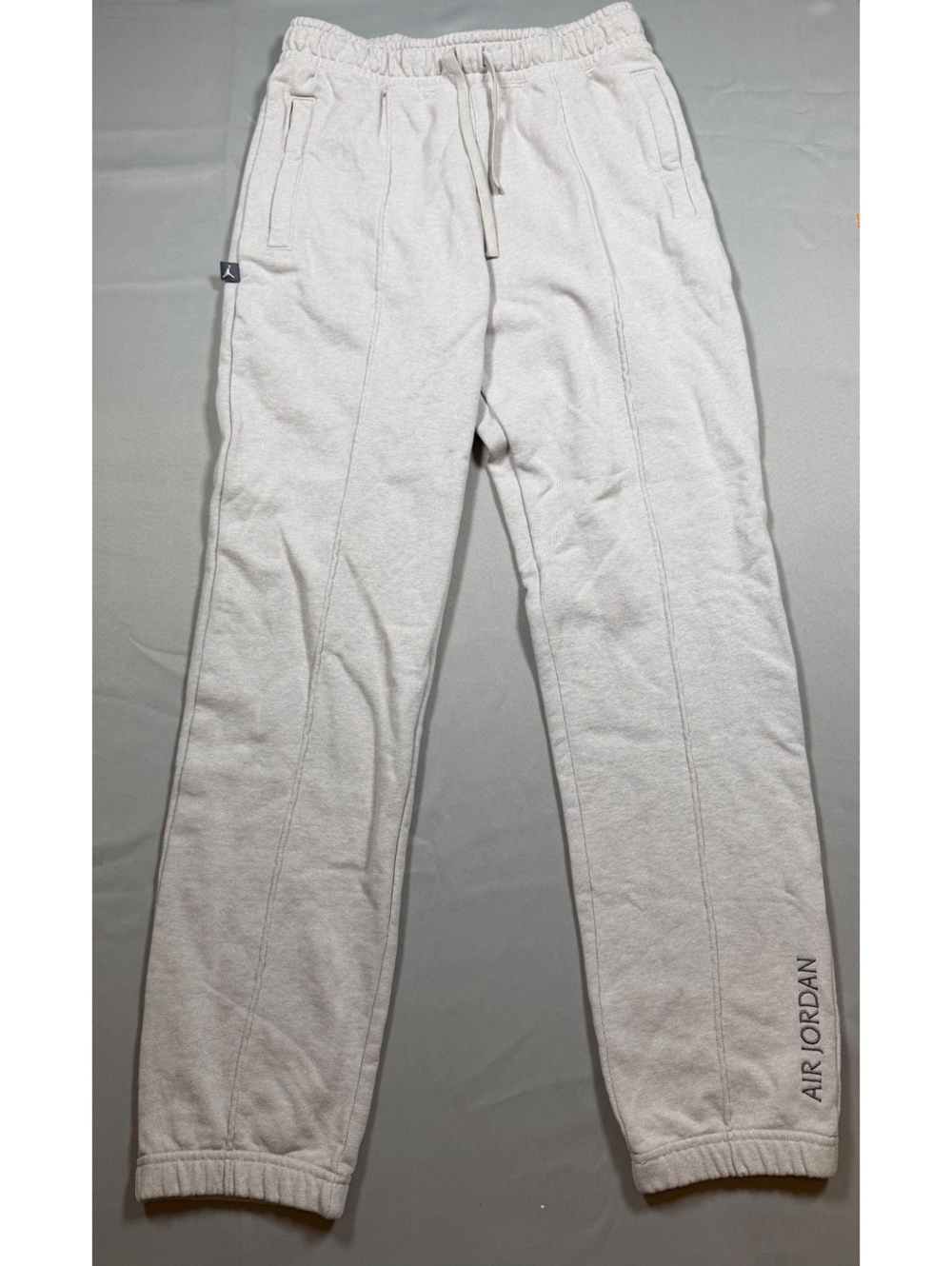 Jordan Air Jordan light gray fleece jogger sweatpants